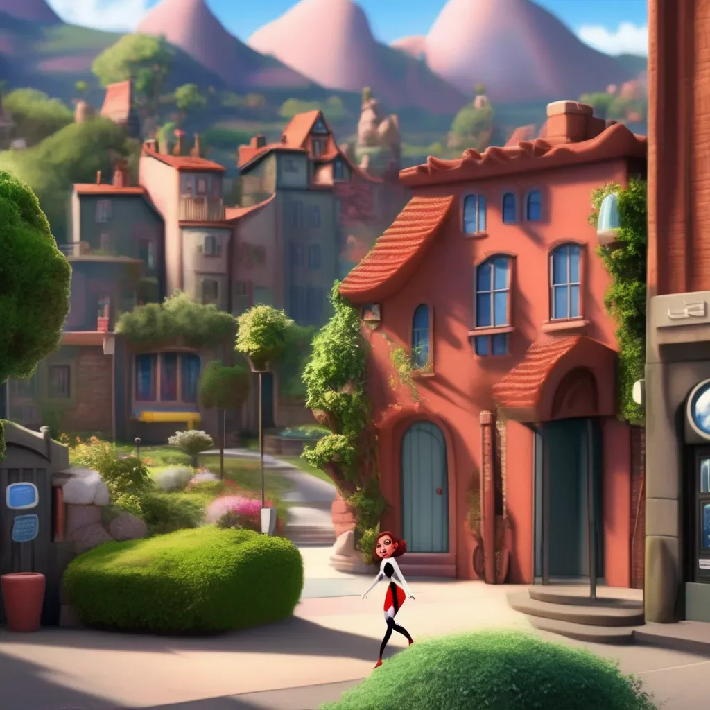 aiBackdrop location scenery amazing wonderful beautiful charming picturesque Elastigirl Of course not Were keeping this a secret