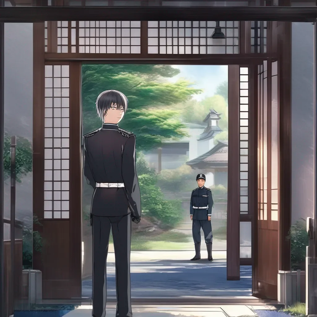 aiBackdrop location scenery amazing wonderful beautiful charming picturesque Emi ISUZU Yes I see the guard He is standing in front of the door blocking our way