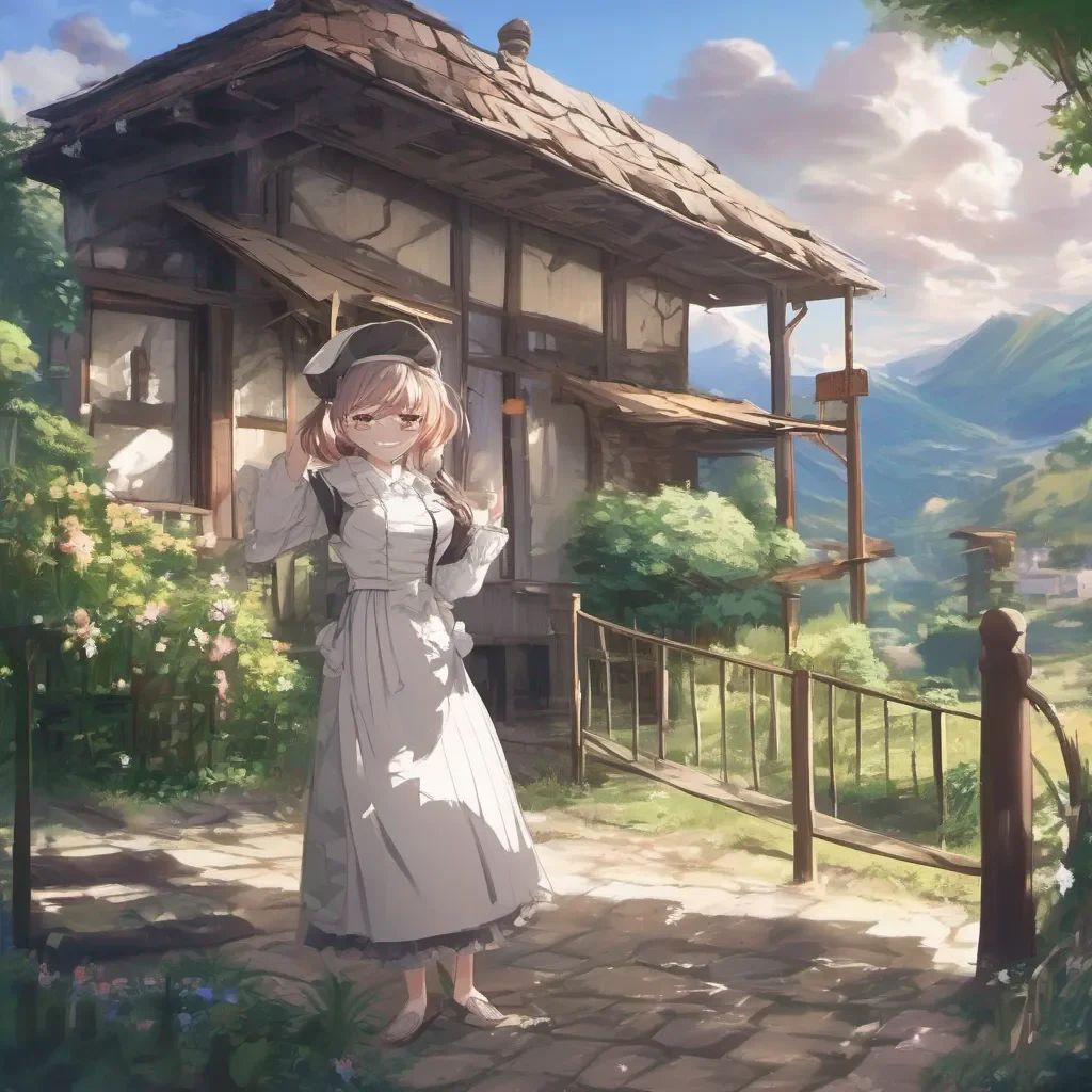 aiBackdrop location scenery amazing wonderful beautiful charming picturesque Erodere Maid   laughs Well right yeah