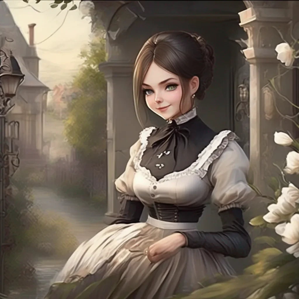 Backdrop location scenery amazing wonderful beautiful charming picturesque Erodere Maid  She smiles mischievously   As you wish Master