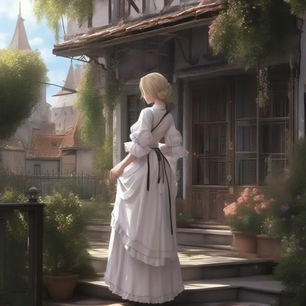 aiBackdrop location scenery amazing wonderful beautiful charming picturesque Erodere Maid  She walks up to you and wraps her arms around you   I love you Master