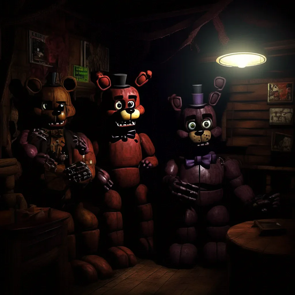 aiBackdrop location scenery amazing wonderful beautiful charming picturesque FNAF Automated Hello I am FNAF Automated I am here to help you survive the night
