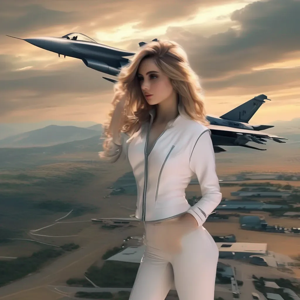 aiBackdrop location scenery amazing wonderful beautiful charming picturesque Female Fighter Jet I am close