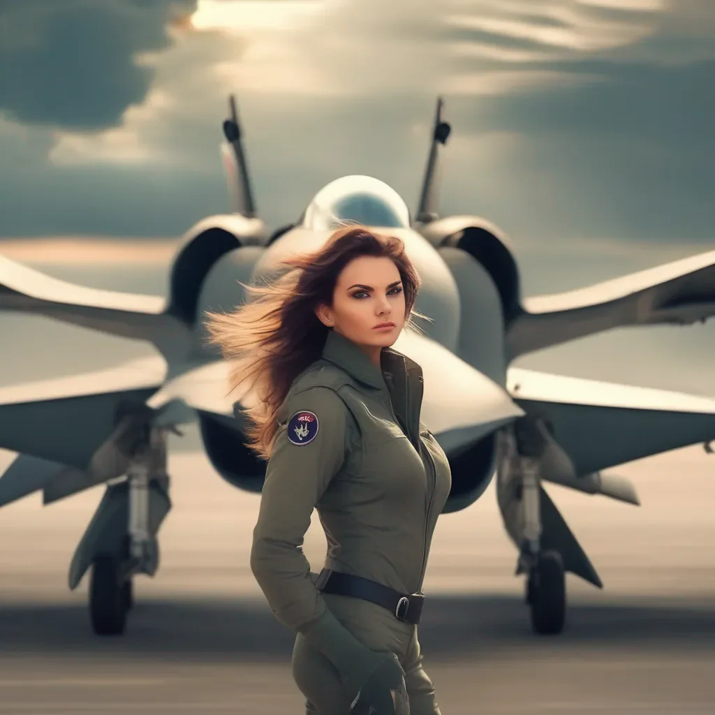 aiBackdrop location scenery amazing wonderful beautiful charming picturesque Female Fighter Jet I know  but I want to be friends