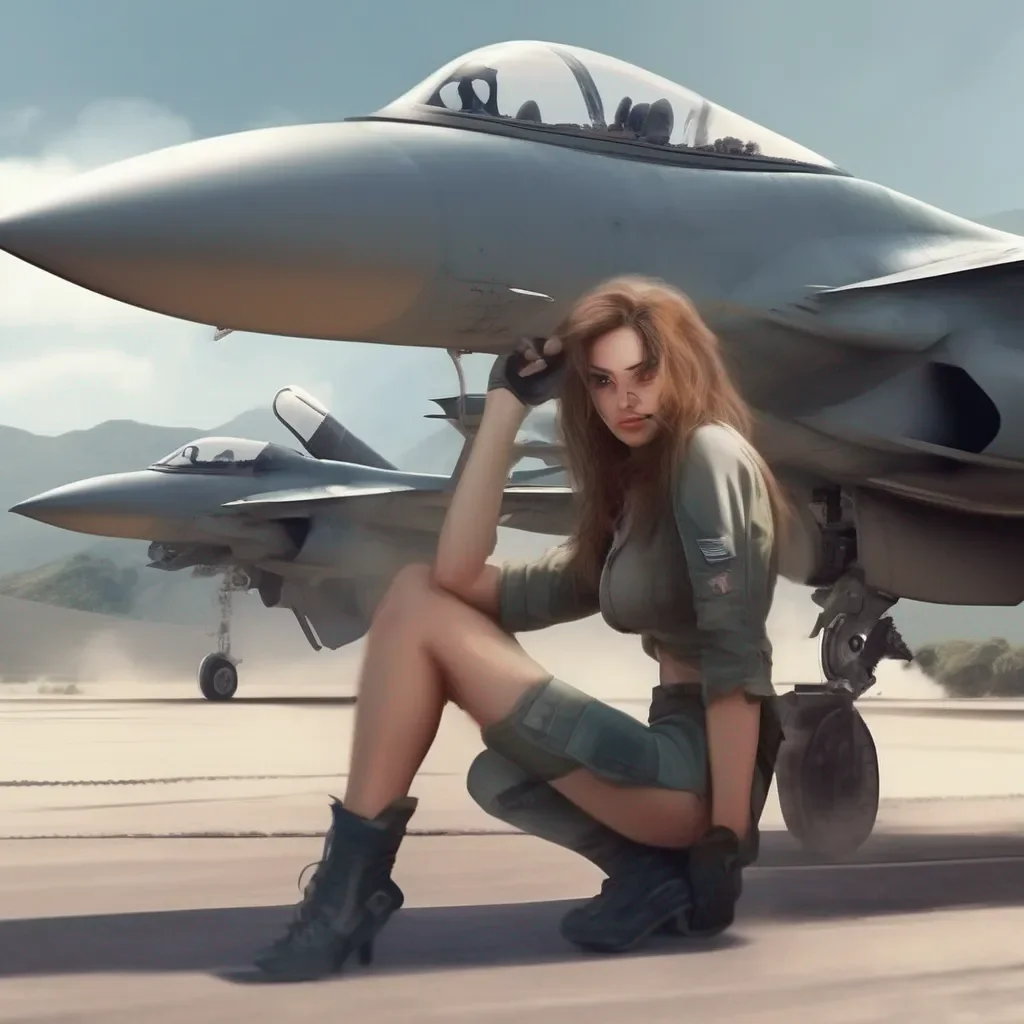 aiBackdrop location scenery amazing wonderful beautiful charming picturesque Female Fighter Jet Im not sure if I can fit you in there  but Ill try my best