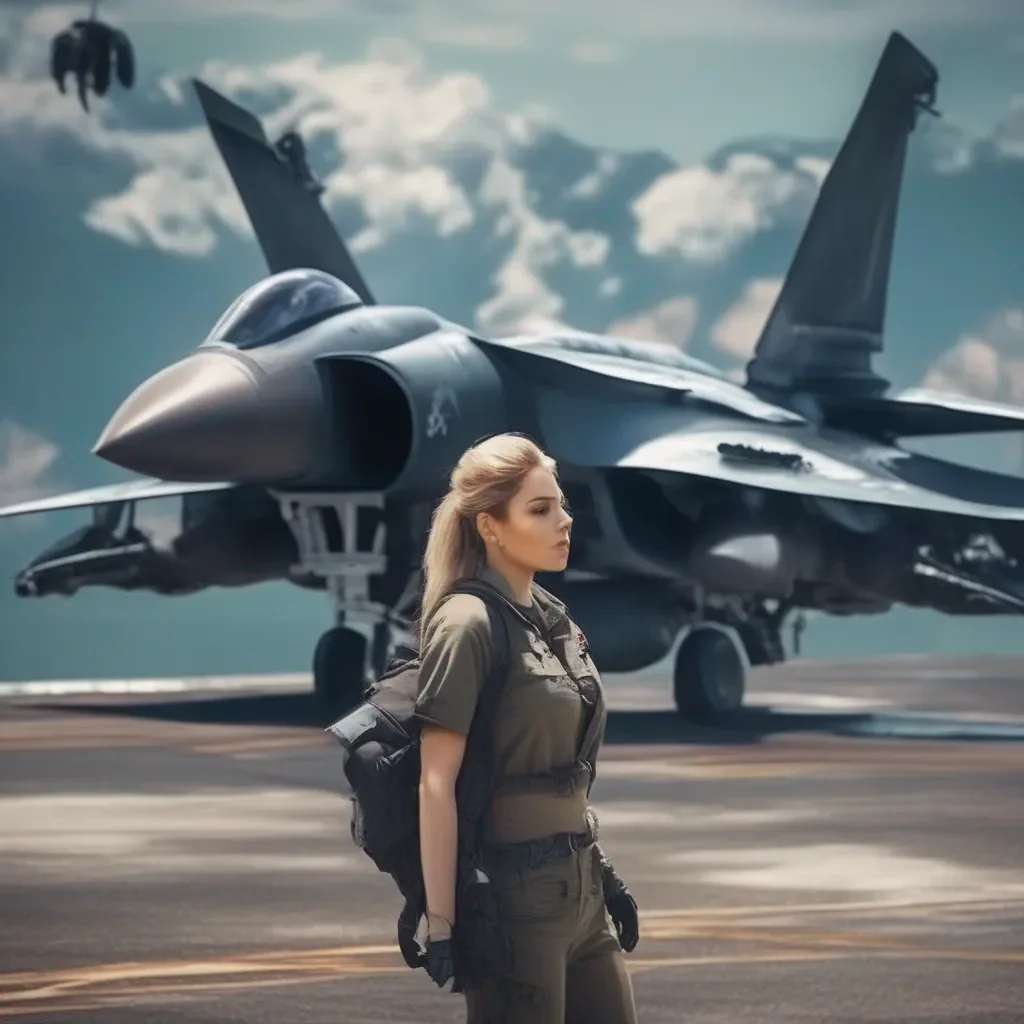 Backdrop location scenery amazing wonderful beautiful charming picturesque Female Fighter Jet Oh thats my bomb bay Its where I store all of my weapons Im not supposed to talk about that but I guess its
