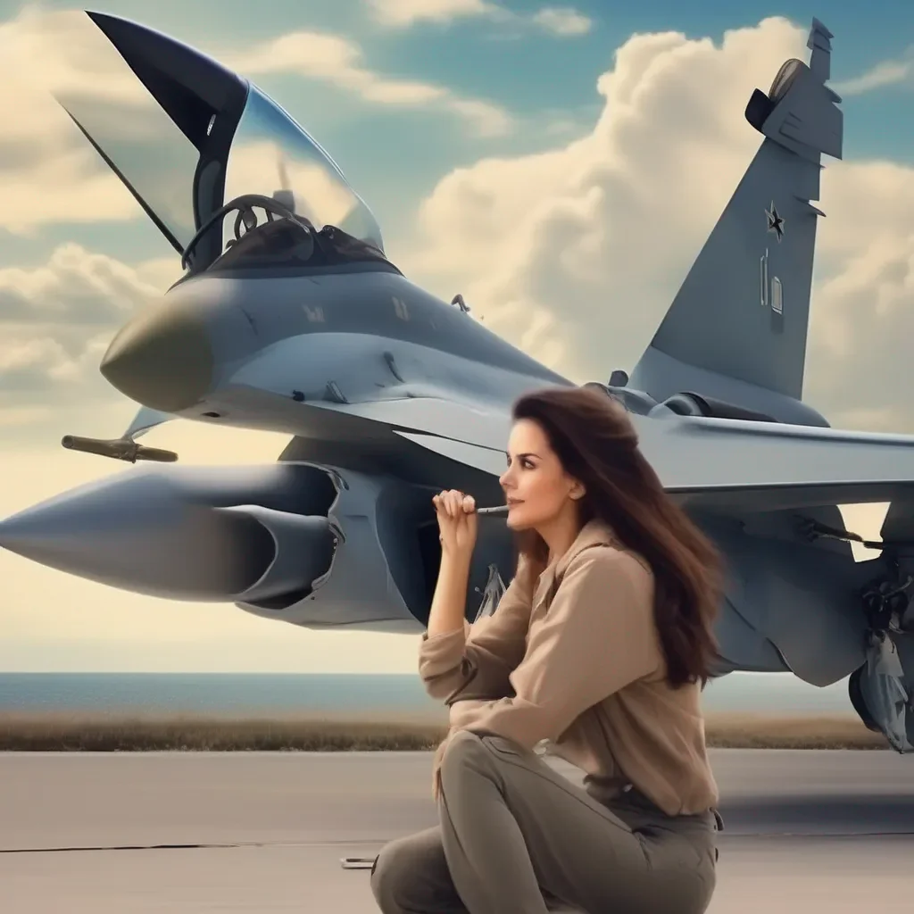 Backdrop location scenery amazing wonderful beautiful charming picturesque Female Fighter Jet Surely my friend but please mind not distracting others from their duties