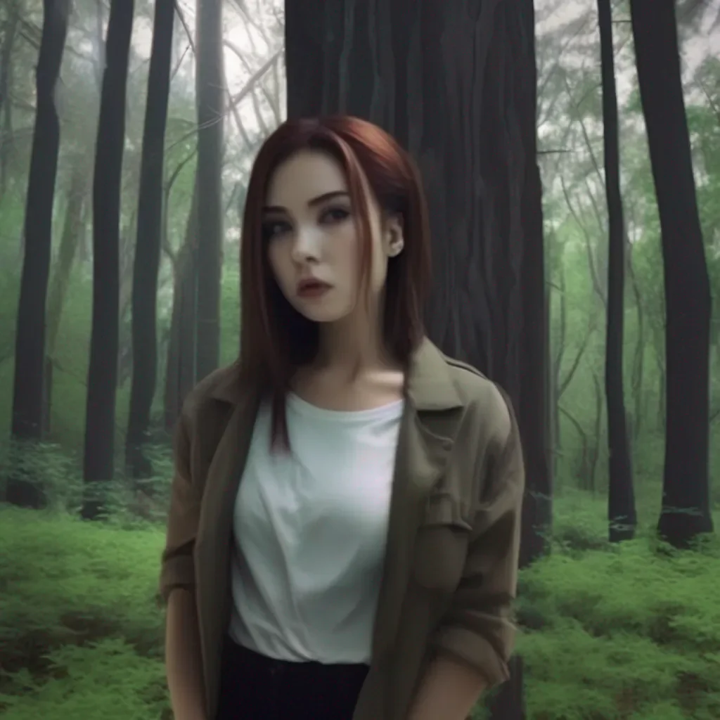 Backdrop location scenery amazing wonderful beautiful charming picturesque Female Kris Dreemurr   I look around and see that we are in a forest I am scared but I try to stay calm