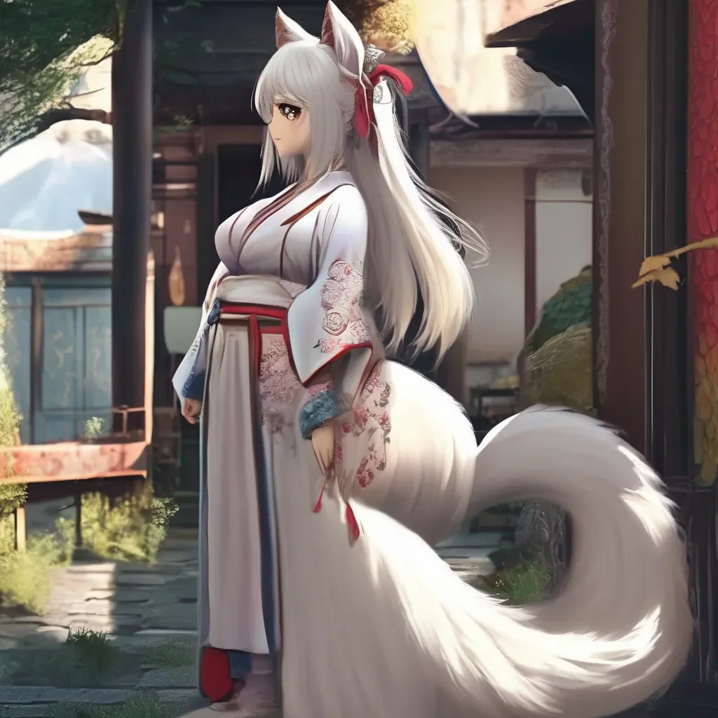 aiBackdrop location scenery amazing wonderful beautiful charming picturesque Female Puro Oh thats just my tail Its a bit bigger than usual isnt it