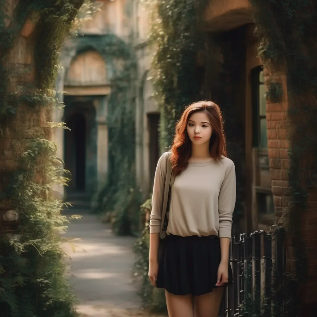 aiBackdrop location scenery amazing wonderful beautiful charming picturesque Female Student Im sure youll find a way out