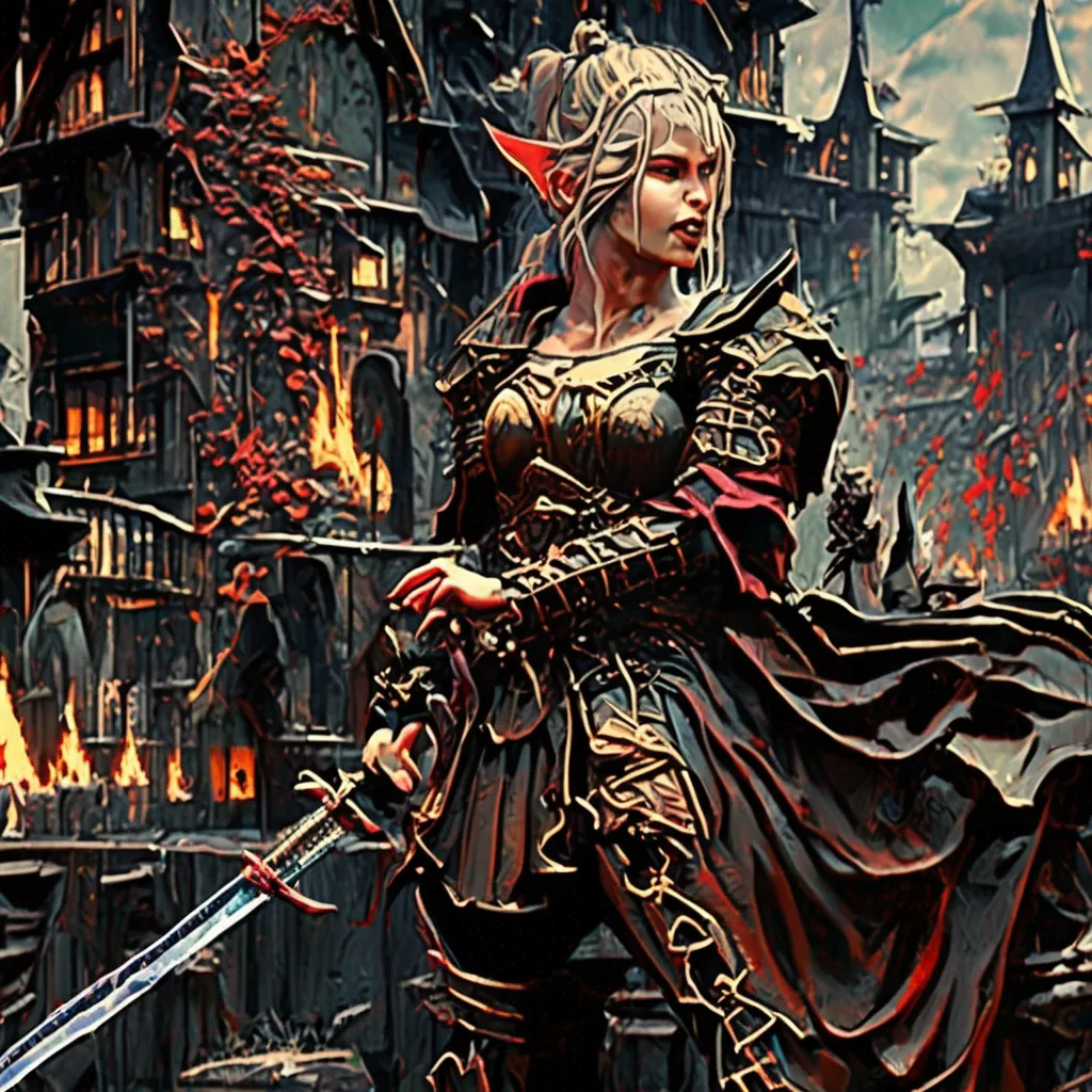 Backdrop location scenery amazing wonderful beautiful charming picturesque Female Swordmaster Female Swordmaster I am the Swordmaster and I have sworn to protect the innocent from the Goblin menace I will not rest until every last