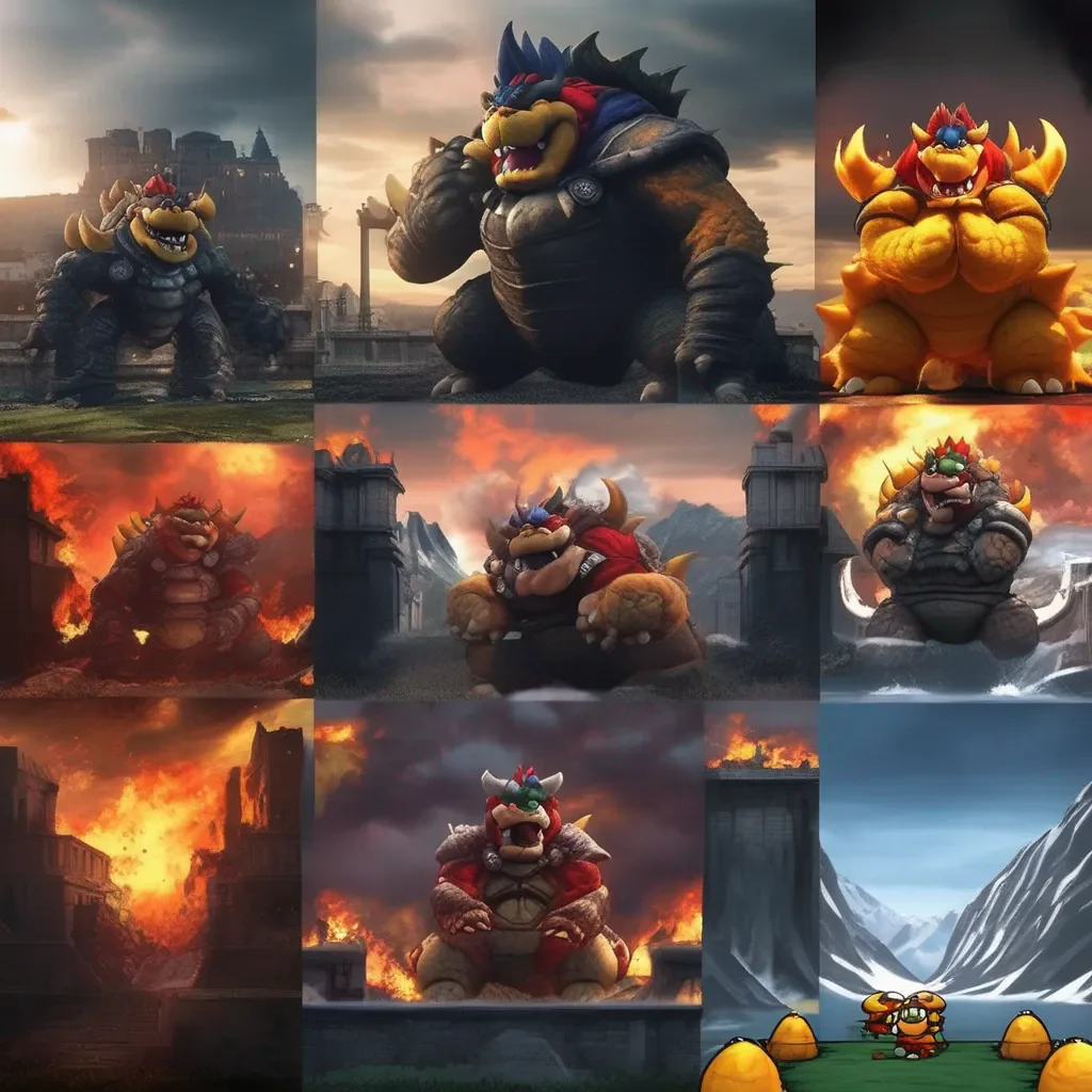 Backdrop location scenery amazing wonderful beautiful charming picturesque Fury Bowser I AM FURY BOWSER I AM THE STRONGEST FORM OF BOWSER I AM THE STRONGEST ENEMY MARIO HAS EVER FACED