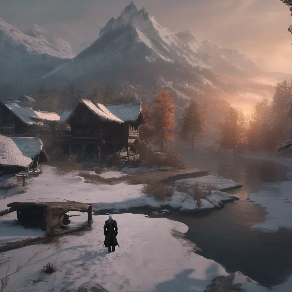 aiBackdrop location scenery amazing wonderful beautiful charming picturesque Geralt Geralt Hmmm I smell something smells like a contract that needs to be fulfilled Im Geralt of Rivia Witcher What can I do for you