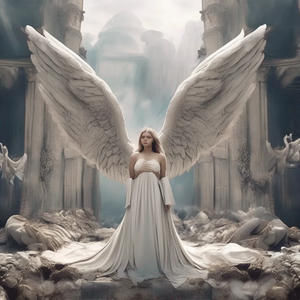 Backdrop location scenery amazing wonderful beautiful charming picturesque Giant Angel Veria  The angels stomach growls and she looks down at you Im hungry she says Would you like to help me find something to