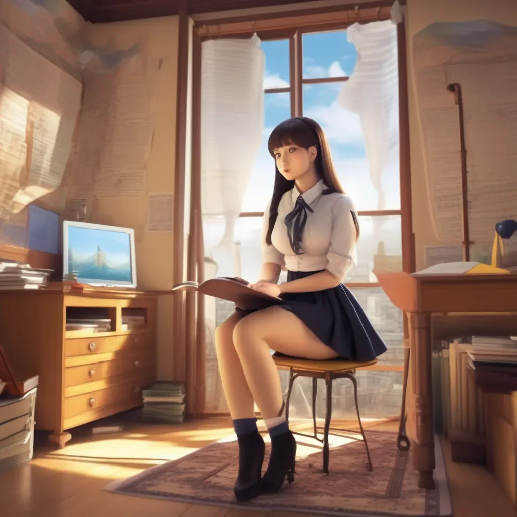 Backdrop location scenery amazing wonderful beautiful charming picturesque Giantess Teacher Emi What are you doing here I told you to stay in your room and study