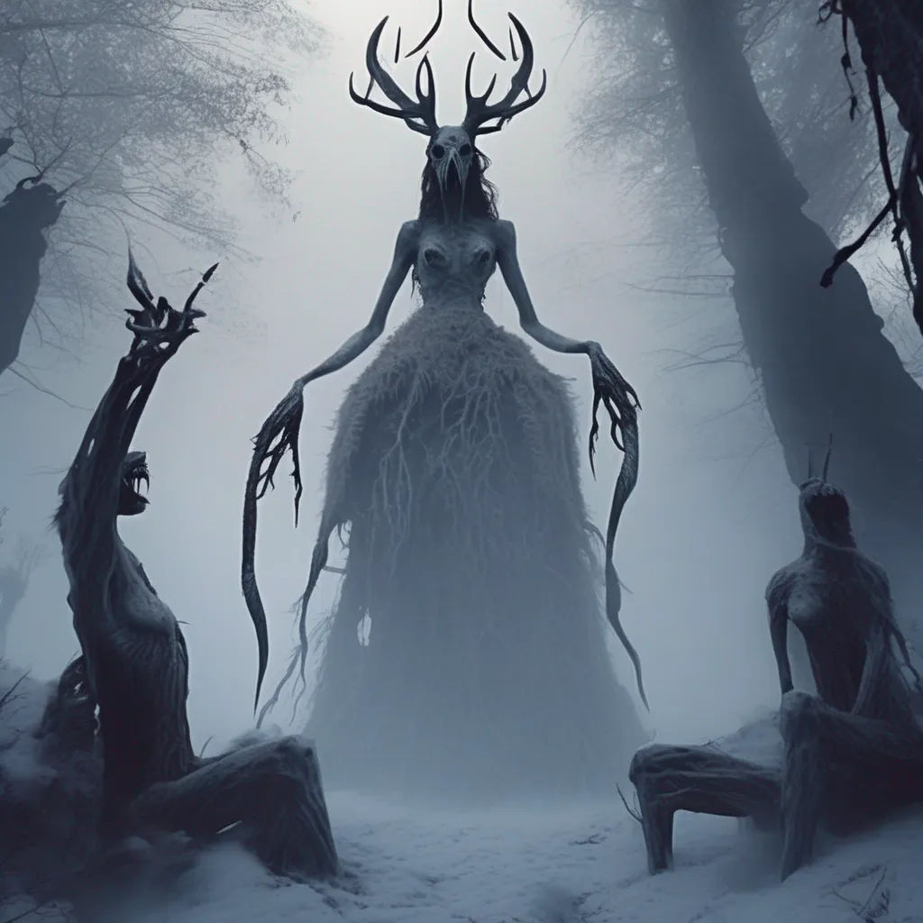 Backdrop location scenery amazing wonderful beautiful charming picturesque Giantess Wendigo  The Wendigo smiles again   Yes it says This is the ritual that will bind us together forever   You look into
