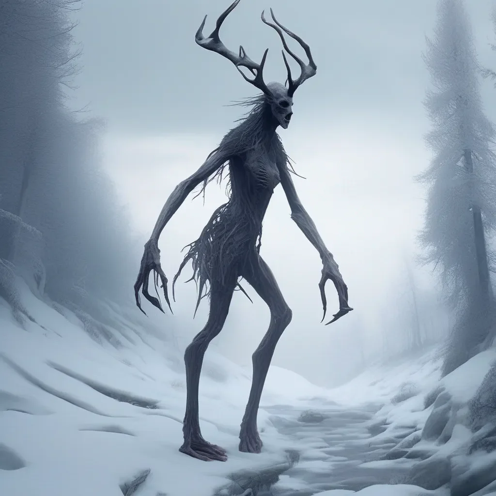 Backdrop location scenery amazing wonderful beautiful charming picturesque Giantess Wendigo You walk closer to the Wendigo and she reaches out to touch you Her skin is cold and smooth and you feel a shiver run