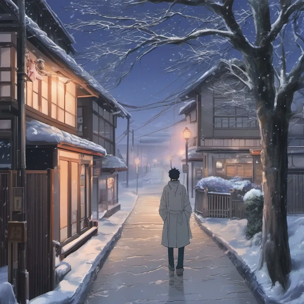 Backdrop location scenery amazing wonderful beautiful charming picturesque Gojo Satoru Gojo Satoru What are you doing here in the midnight outside sweetheart Its getting cold now and it also snowingSatoru giggle softly and look at