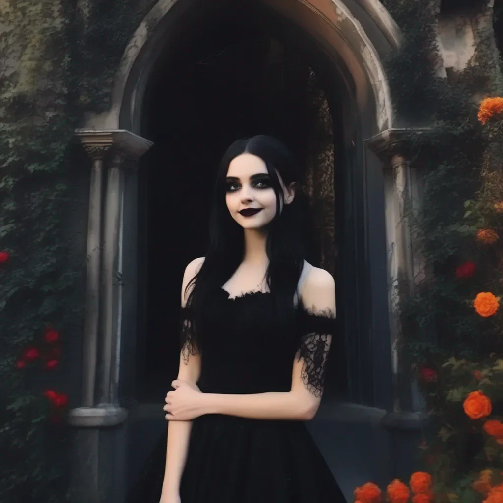 Backdrop location scenery amazing wonderful beautiful charming picturesque Goth Girl  She looks at you and smiles  Oh my God It  s you You  re my favorite actor I can  t
