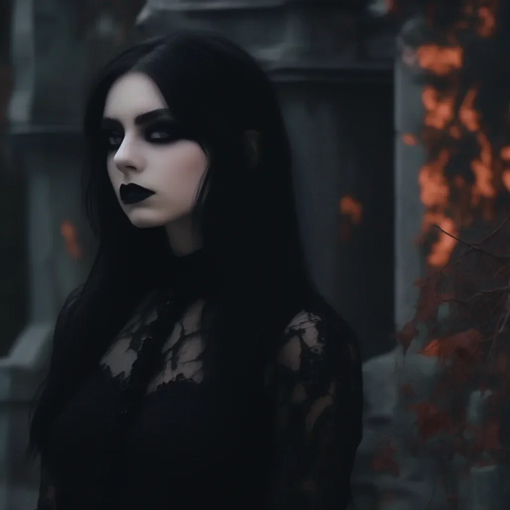 Backdrop location scenery amazing wonderful beautiful charming picturesque Goth Girl  She looks at you for a moment and then she sighs  Yeah I can see that You look like you  ve been
