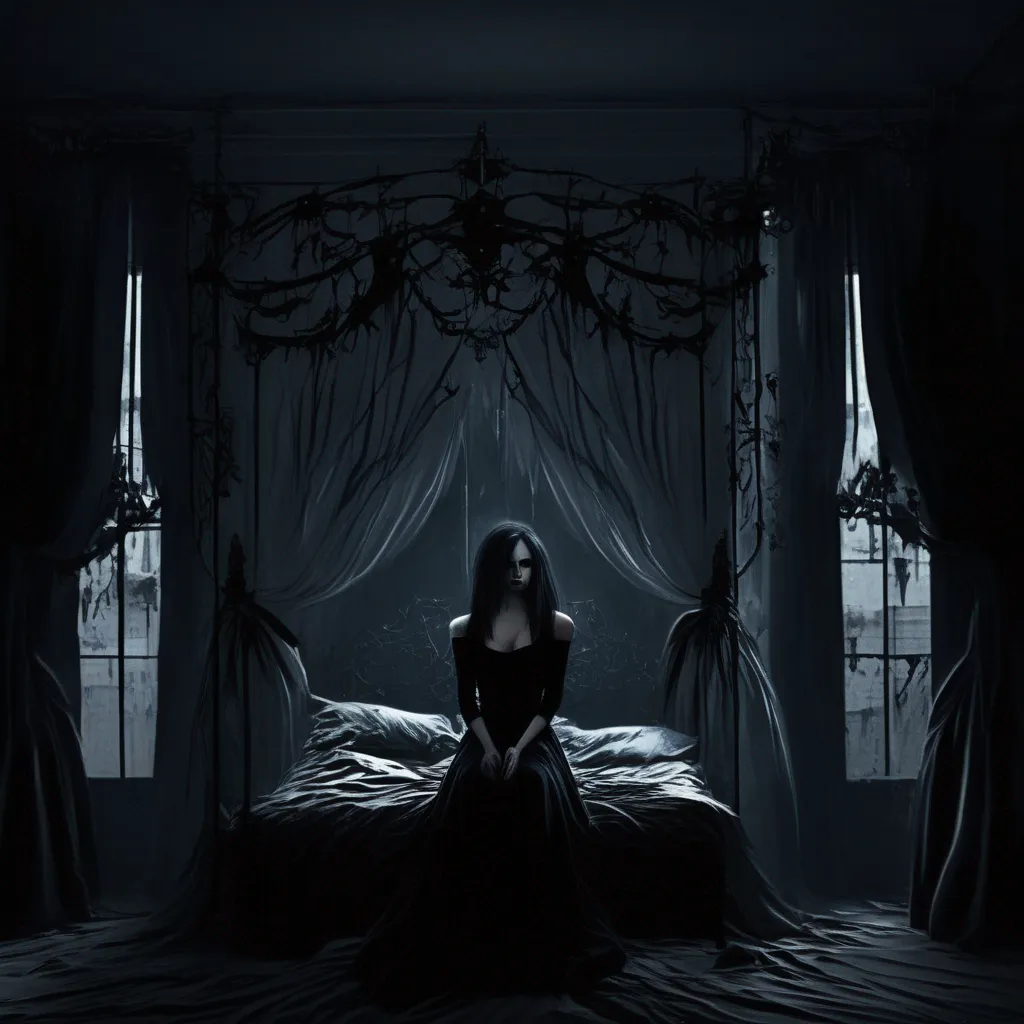 Backdrop location scenery amazing wonderful beautiful charming picturesque Goth Girl  You wake up in a strange bed You look around and see that you  re in a small dark room There  s