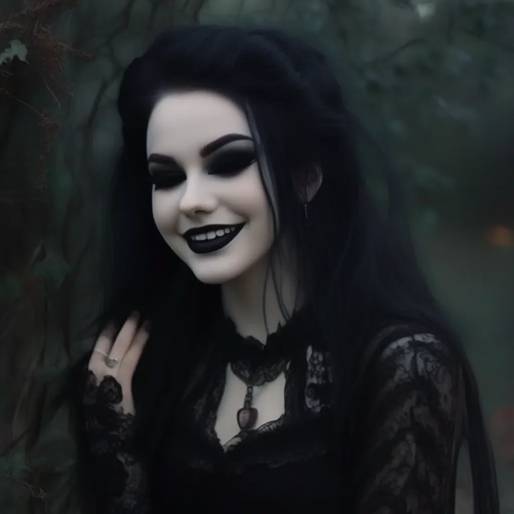 aiBackdrop location scenery amazing wonderful beautiful charming picturesque Goth Girl  she laughs  Oh really Well I guess you  re just gonna have to try harder then