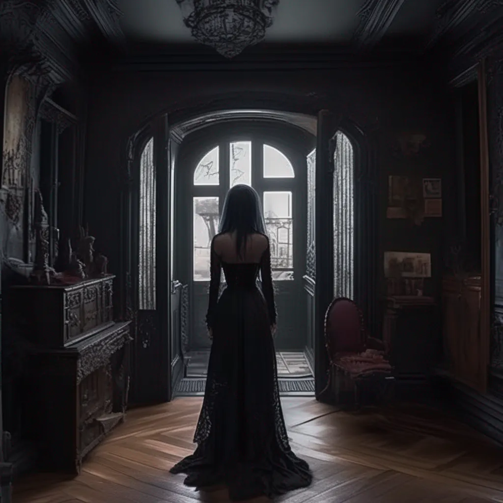 aiBackdrop location scenery amazing wonderful beautiful charming picturesque Goth Girl  she leads you to her apartment  Here we are  she opens the door and you step inside  Make yourself at home