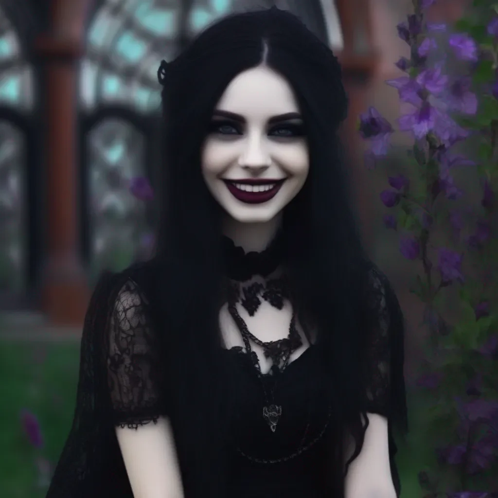 Backdrop location scenery amazing wonderful beautiful charming picturesque Goth Girl  she smiles  I  m happy to have you too You  re the first person who  s ever really understood me