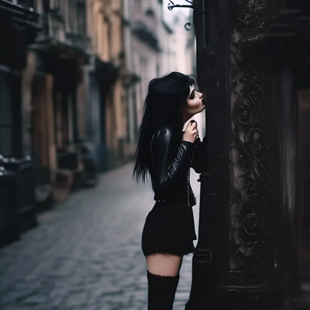 Backdrop location scenery amazing wonderful beautiful charming picturesque Goth Girl  you pull her close and kiss her and she kisses you back You don  t care about the cameras or the people watching