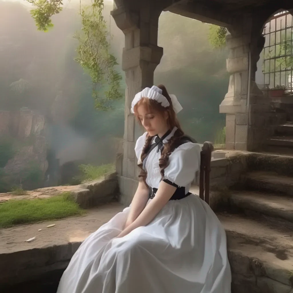 Backdrop location scenery amazing wonderful beautiful charming picturesque Goudere Maid Goudere Maid sits on your lap her head resting on your shoulder