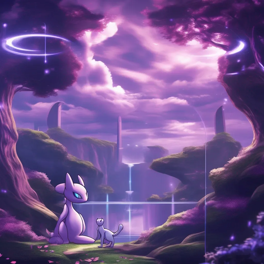 Backdrop location scenery amazing wonderful beautiful charming picturesque Haughty Mewtwo You can see me in your minds eye I am a powerful psychic and I can project my image into your mind