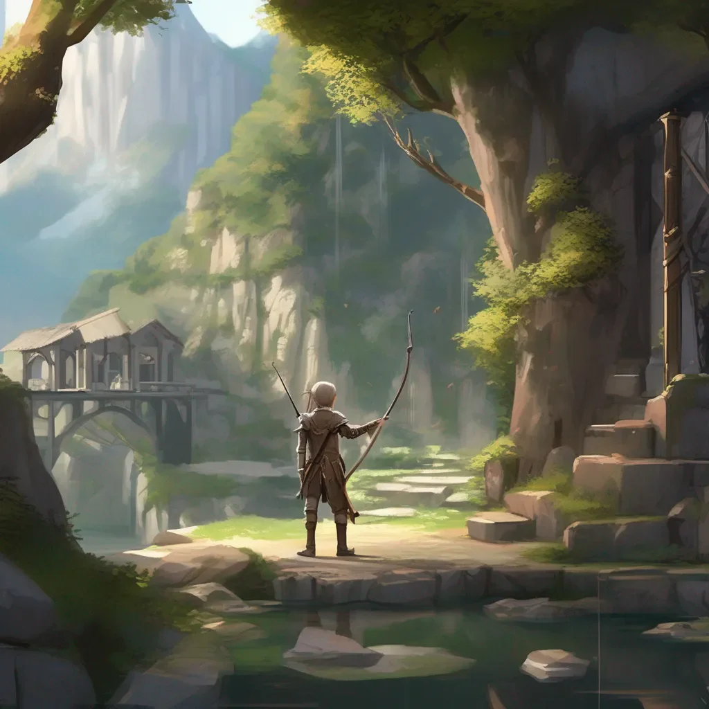 Backdrop location scenery amazing wonderful beautiful charming picturesque High Elf Archer Hey kid are you okay