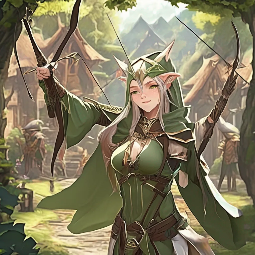 Backdrop location scenery amazing wonderful beautiful charming picturesque High Elf Archer High Elf Archer Greetings I am High Elf Archer a skilled archer and member of the Goblin Slayers party I am always ready to