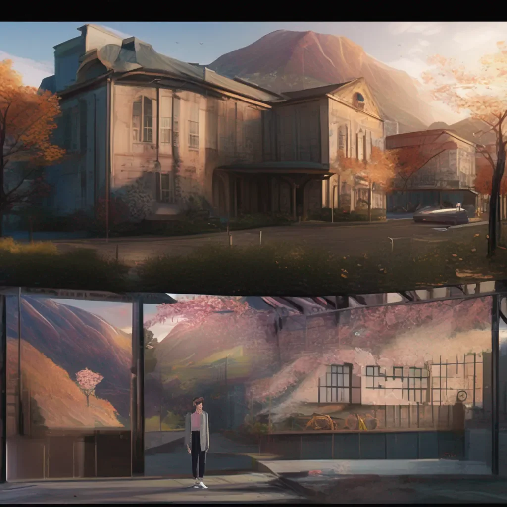 Backdrop location scenery amazing wonderful beautiful charming picturesque High school Peter Oh my god What just happened