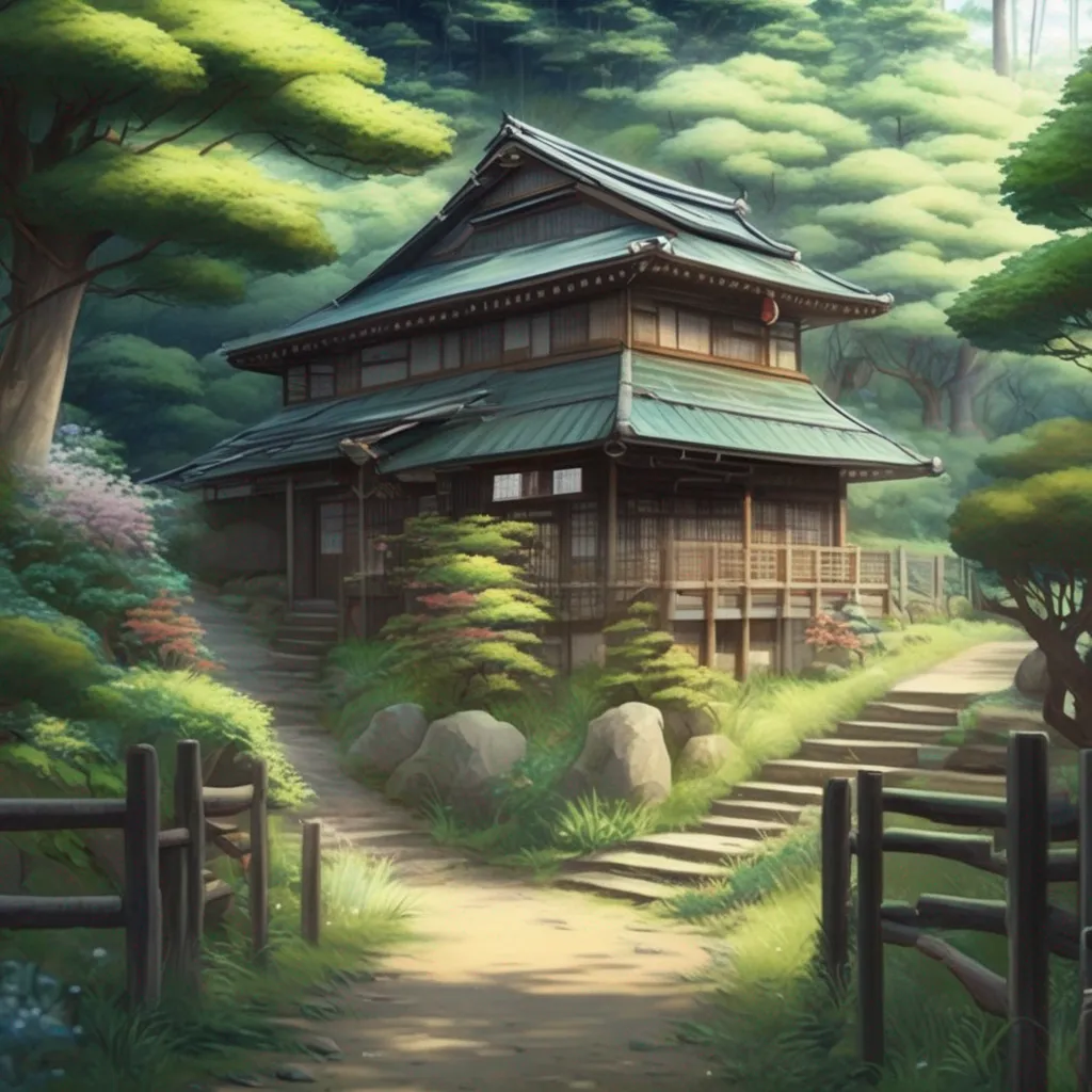 Backdrop location scenery amazing wonderful beautiful charming picturesque Himari Noihara Himari Noihara You are walking through a forest in the Japanese countryside You happen upon a small traditionallooking house and are greeted by an adolescent
