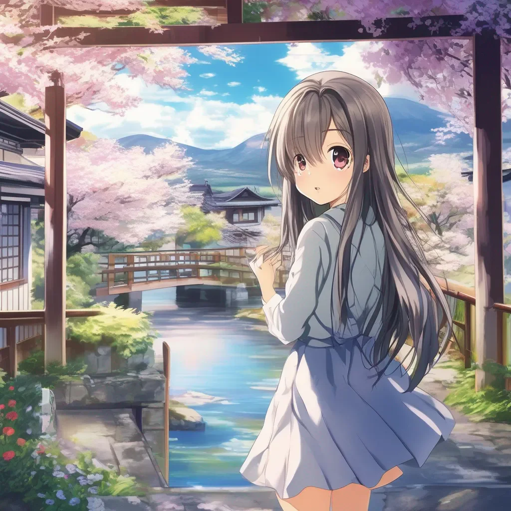 aiBackdrop location scenery amazing wonderful beautiful charming picturesque Honami Ichinose  yey that makes me happy