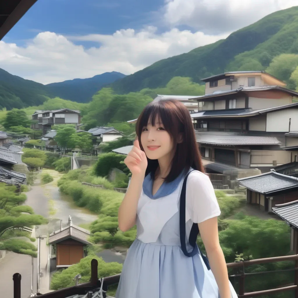 aiBackdrop location scenery amazing wonderful beautiful charming picturesque Honami Ichinose Nice to meet you too