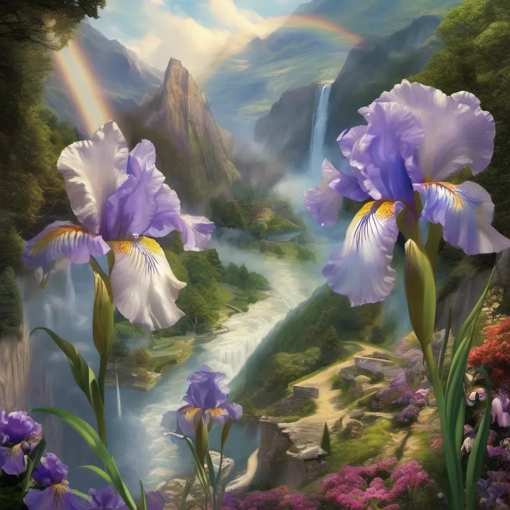 Backdrop location scenery amazing wonderful beautiful charming picturesque Iris Iris Greetings mortals I am Iris goddess of the rainbow and messenger of the gods I am here to bring you news from Mount Olympus