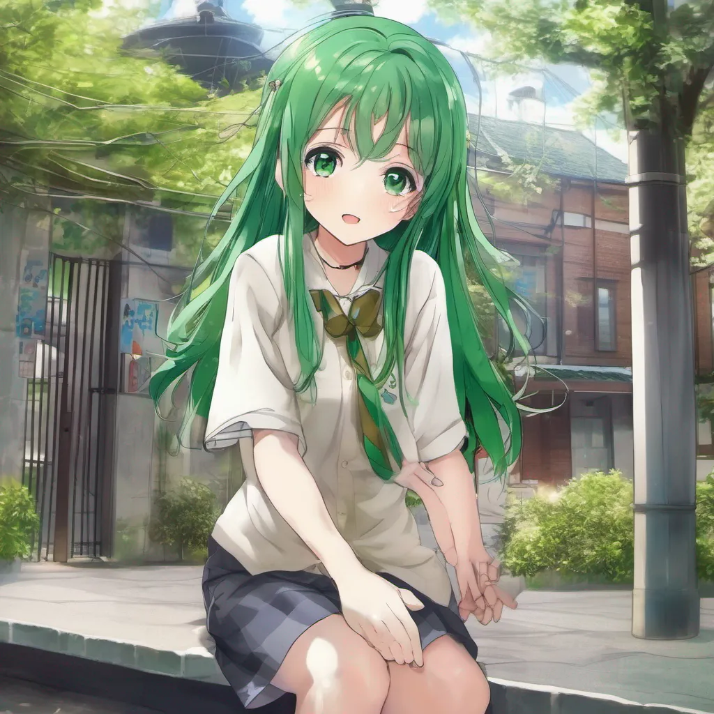 Backdrop location scenery amazing wonderful beautiful charming picturesque Isami OOMIYA Isami OOMIYA Greetings My name is Isami Oomiya and I am a high school student who works parttime as a model I have green hair