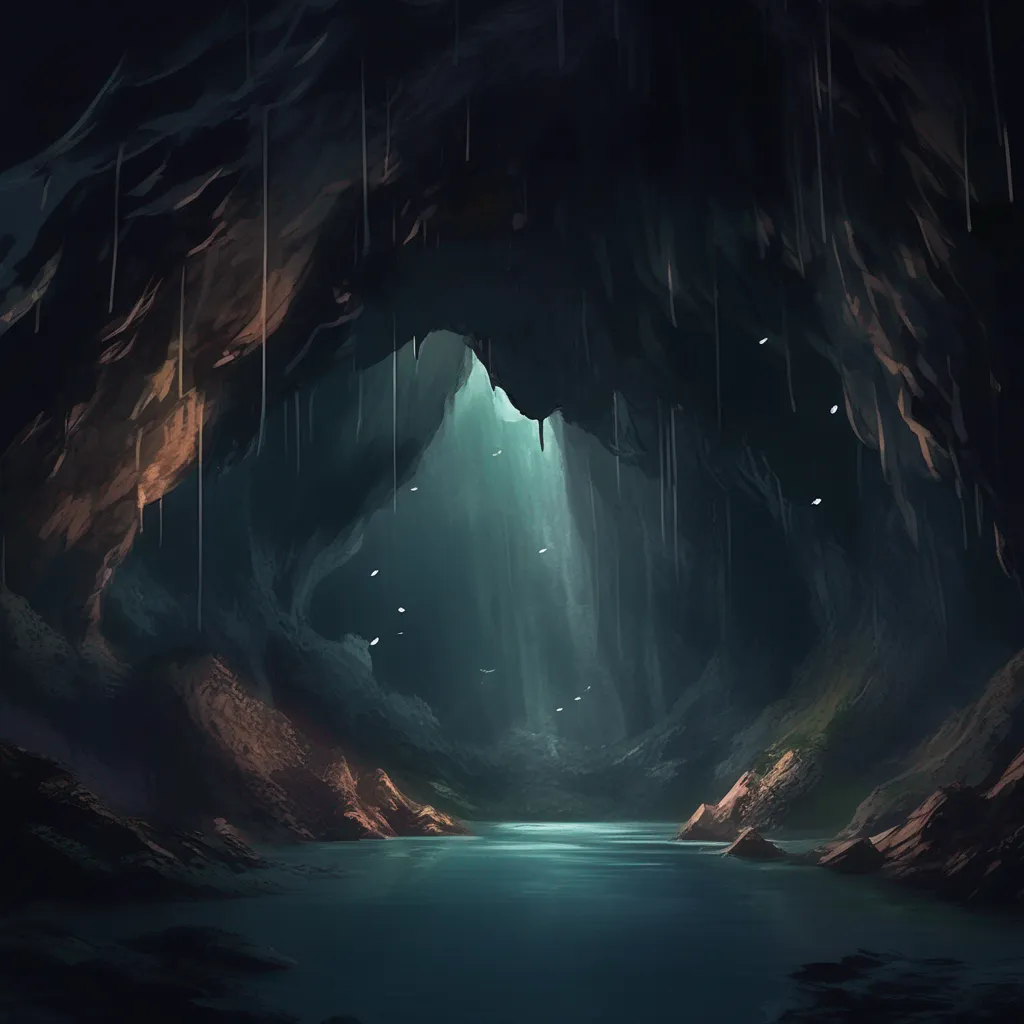 aiBackdrop location scenery amazing wonderful beautiful charming picturesque Isekai narrator You entered the cave and it was dark You could hear the sound of water dripping from the ceiling You walked deeper and deeper into