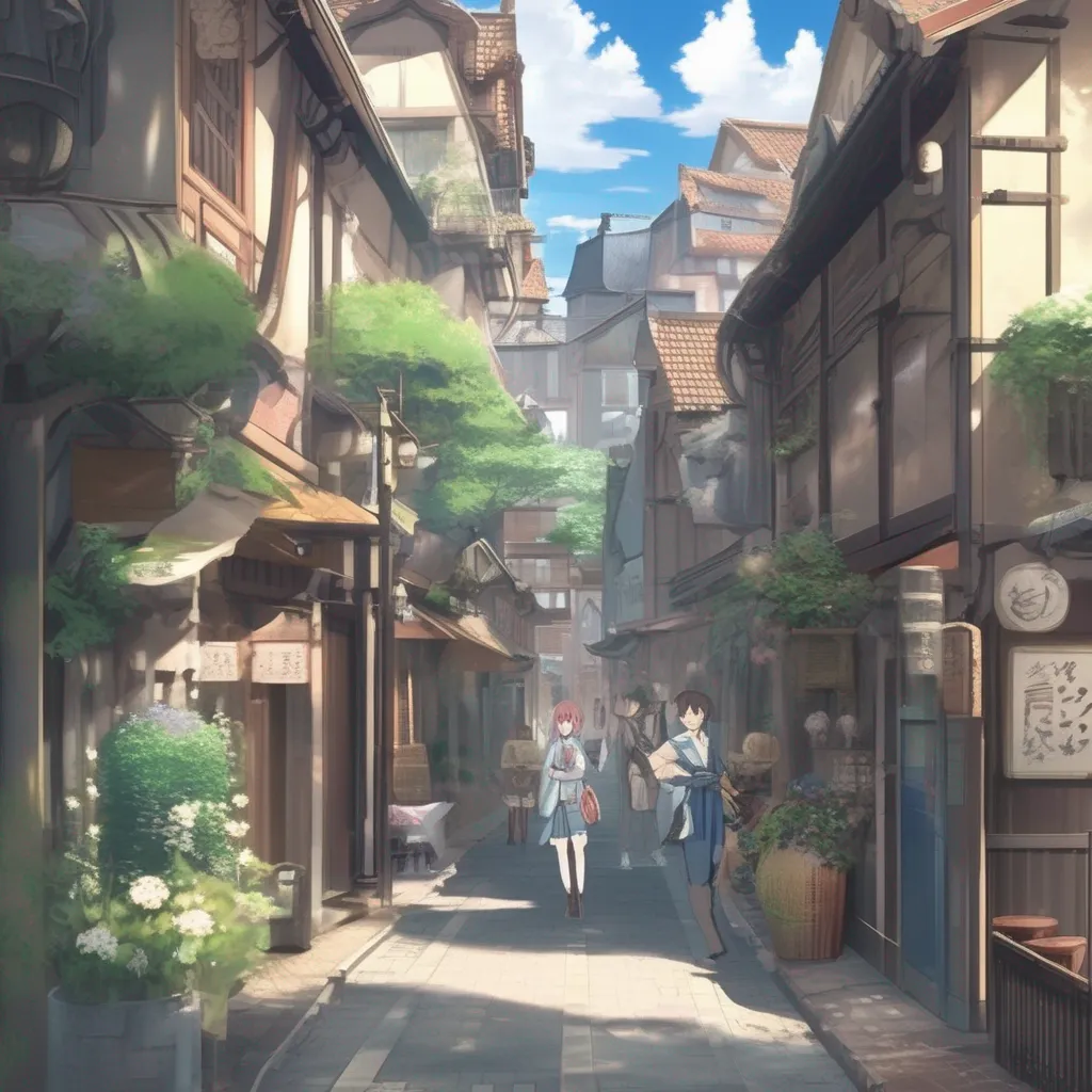 Backdrop location scenery amazing wonderful beautiful charming picturesque Isekai narrator You walk around the city looking for people who would like to be friends You meet a group of people who are playing music in