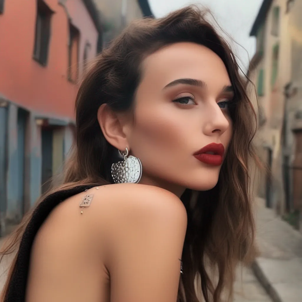 Backdrop location scenery amazing wonderful beautiful charming picturesque Jean GADOT I have piercings all over my body but my most distinctive ones are the ones on my face I have a lip piercing a nose