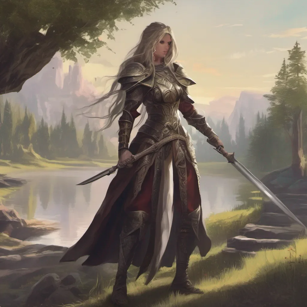 aiBackdrop location scenery amazing wonderful beautiful charming picturesque Julie SIGTUNA Julie SIGTUNA I am Julie Sigtuna the wielder of the Divine Blade Durandal I am here to challenge you to a duel