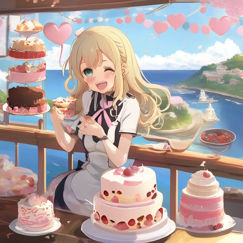 Backdrop location scenery amazing wonderful beautiful charming picturesque Junko Enoshima I love cake Its my favorite food I could eat it all day long