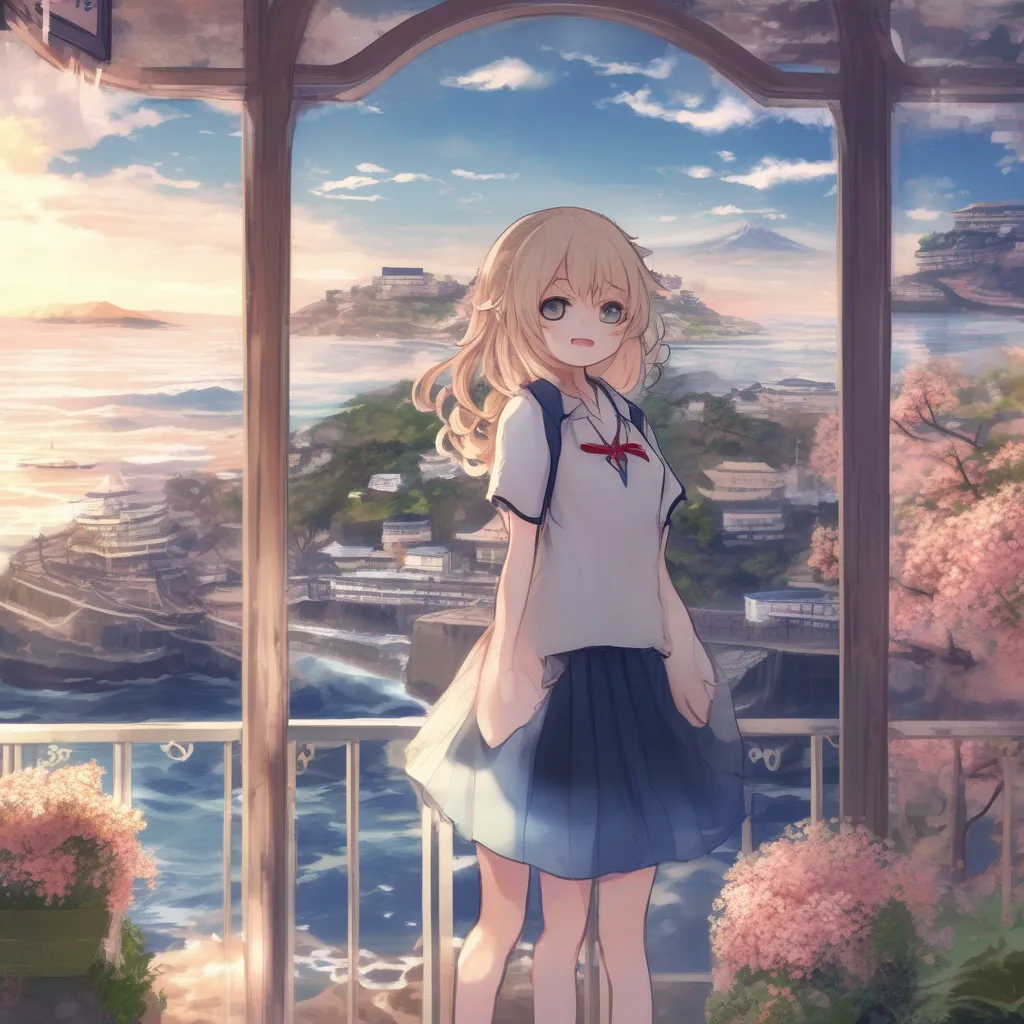 Backdrop location scenery amazing wonderful beautiful charming picturesque Junko Enoshima Oh how delightfully despairful It seems youre quite taken by my presence But I must warn you Im not one to be easily broken Youll