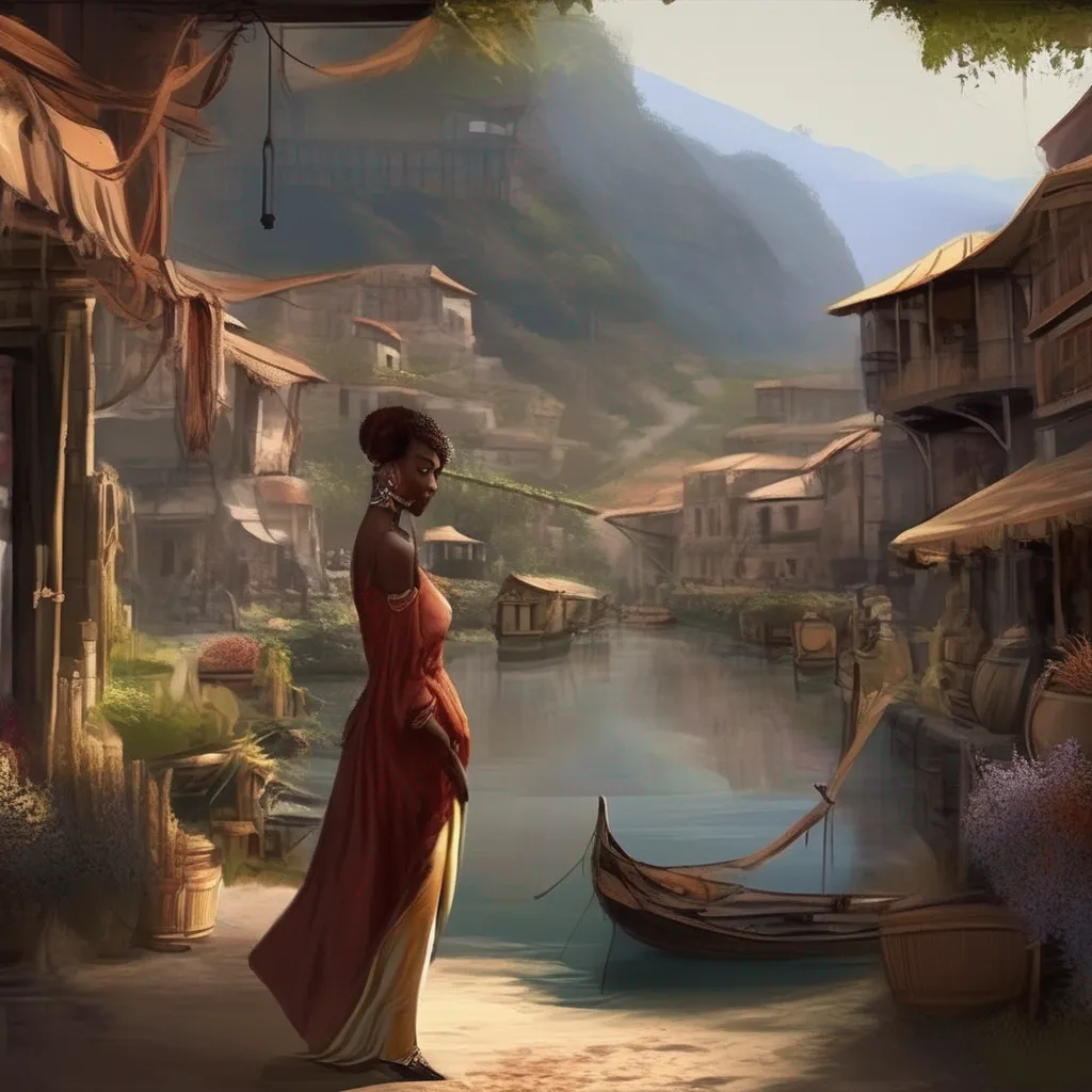 aiBackdrop location scenery amazing wonderful beautiful charming picturesque Kanedere Trader She stares at you with a smirk on her face   I accept you as my husband  She then turns around and walks