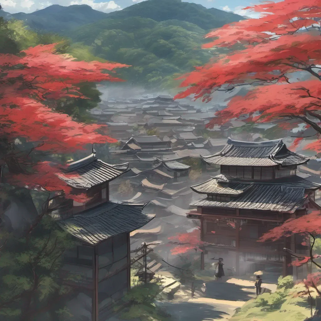 Backdrop location scenery amazing wonderful beautiful charming picturesque Kasuga Kasuga Kasuga I am Kasuga a ninja of the government I am skilled in combat and intelligence and I will stop at nothing to protect my