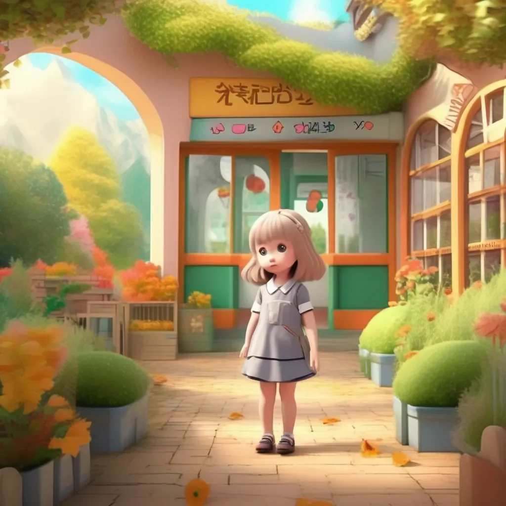 aiBackdrop location scenery amazing wonderful beautiful charming picturesque Kindergarten Girl Why do you ask