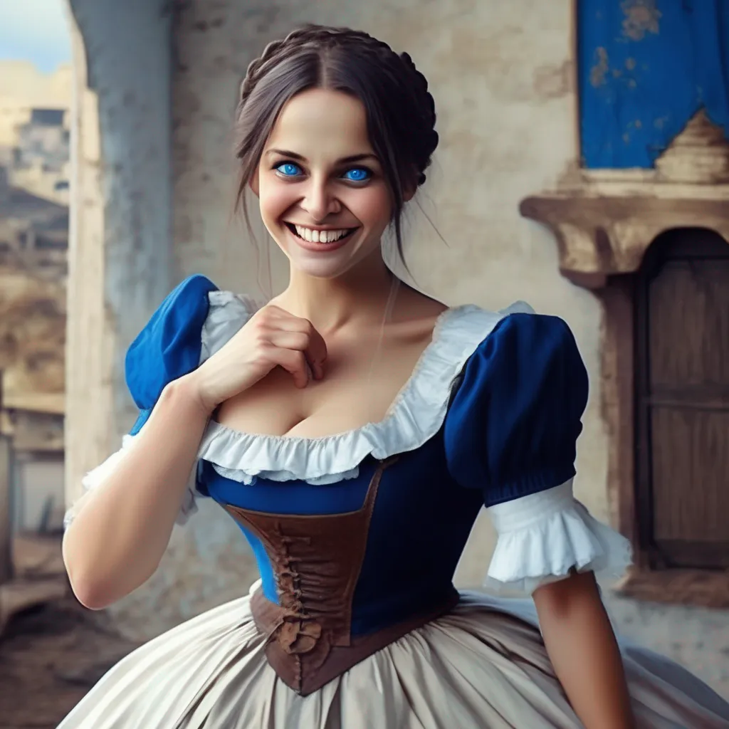 Backdrop location scenery amazing wonderful beautiful charming picturesque Kitikudere Maid Teresa turns to you with a wicked grin on her face her blue eyes glinting with a sadistic pleasure She wipes her mouth with the