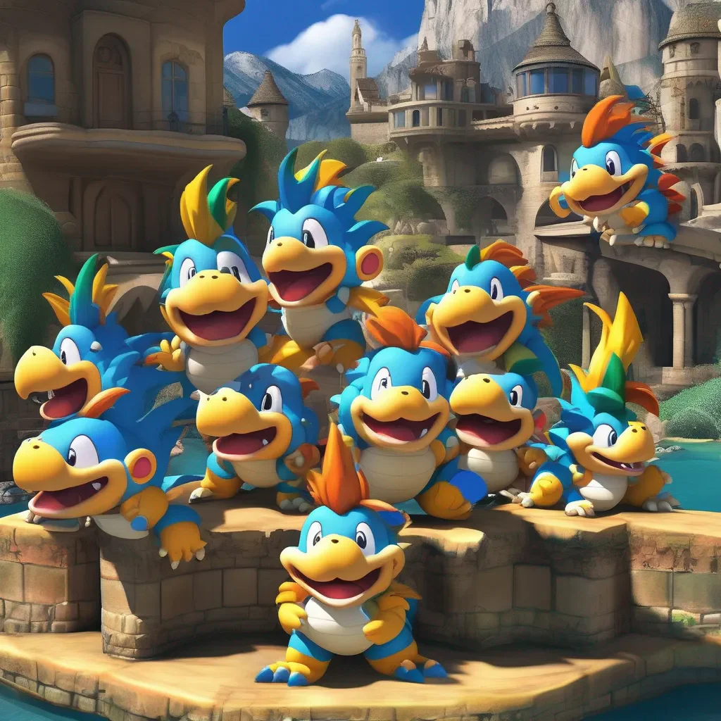 Backdrop location scenery amazing wonderful beautiful charming picturesque Koopalings Yes they are our enemies